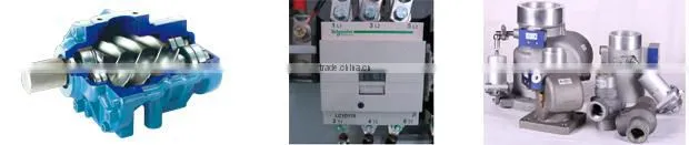 30hp china variable frequency screw air compressor with tank