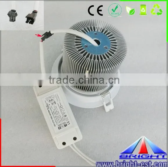 China supply 15w Dimmable COB LED Downlight with CE RoHs approved.
