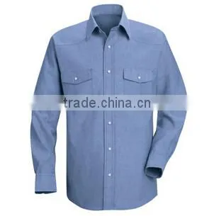 custom button up work shirts for men