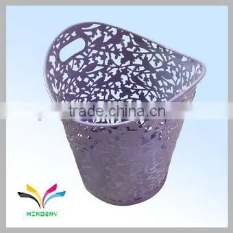 OEM design metal plastic bathroom for small plastic mini trash can