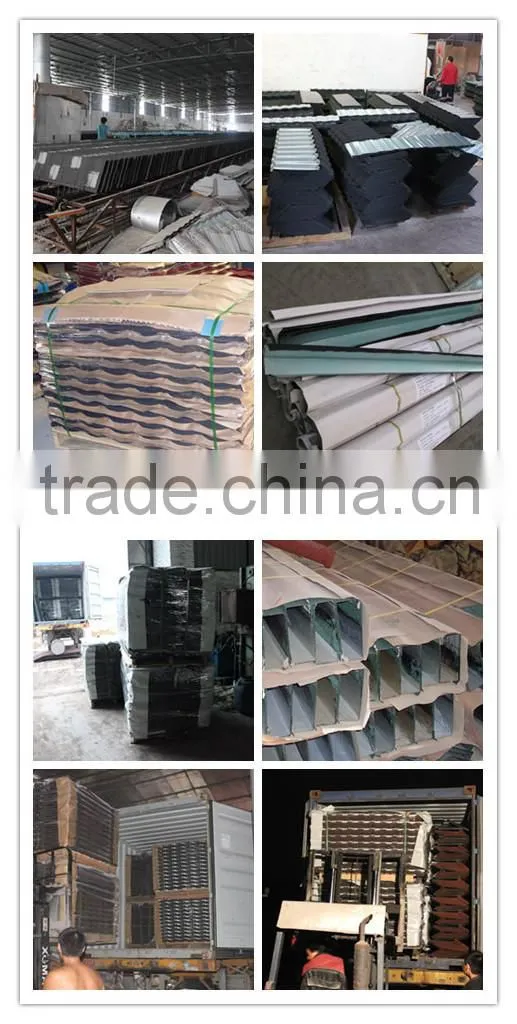 2016 Low Price Natural Colorful stone coated metal roofing materials roof tiles