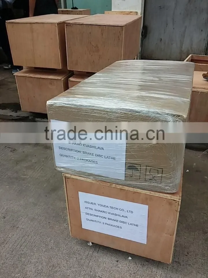 Dual functions car brake disc lathe