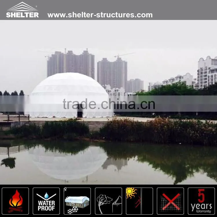 Temporary prefab house dome tent for sale