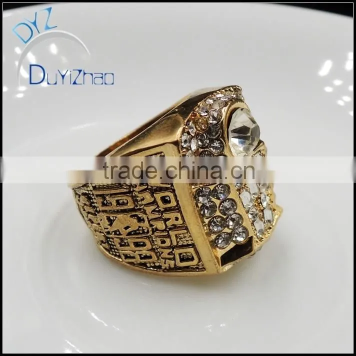 custom fashion hip hop champions rings for men