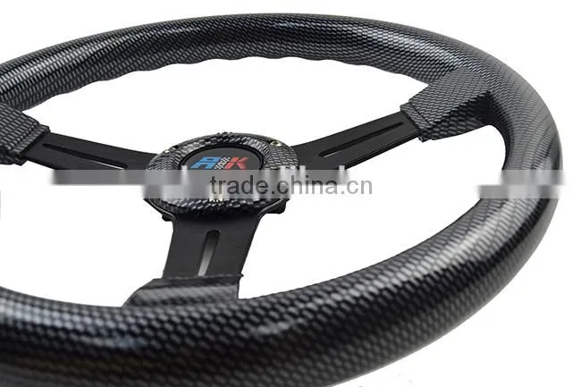 Universal ABS racing leather steering wheel