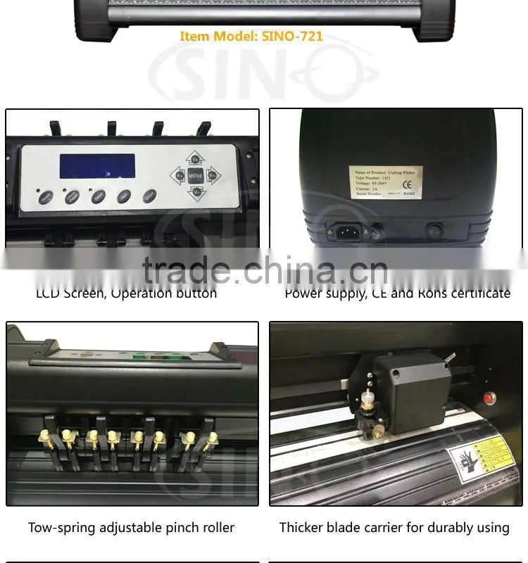Max 400mm/s USB COM Interface Vinyl Ctting Plotter 720