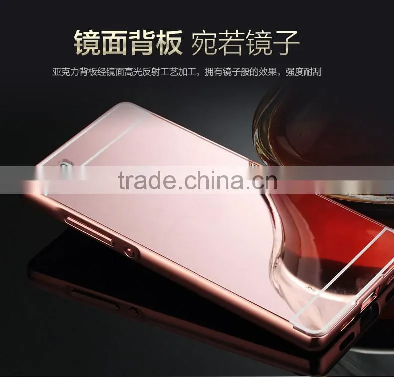 Best Seller Metal Mirror Mobile Phone Bumper And Cover Case For Huawei P8 Lite