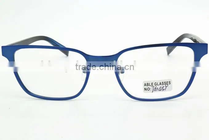 unisex designer eyeglasses fashionable metal optical spectacles