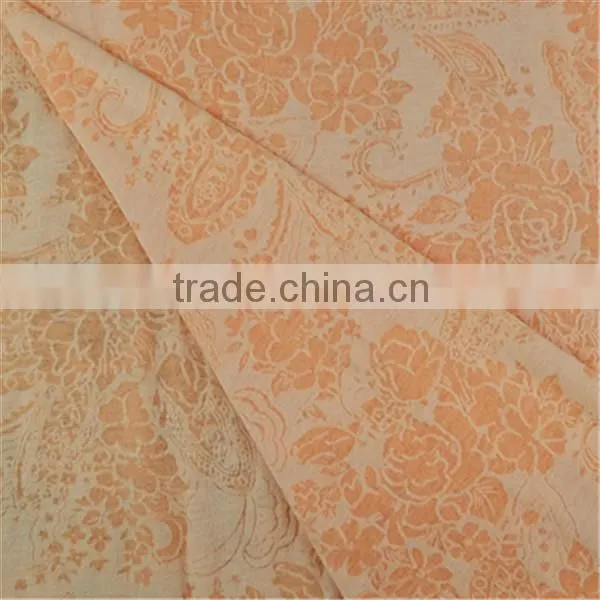 2015 Esse Textile knitted T/R fabric flower burnout fabric for garment