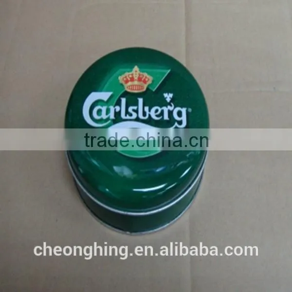 Round shape tin tray