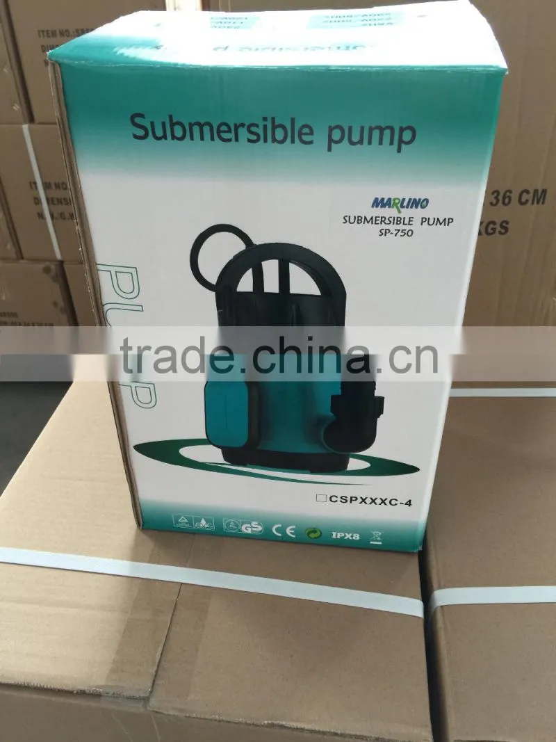 Cheap Pool and Pond Dewatering Submerged Pump with Plastic Shell
