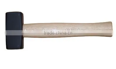 High Quality Carbon Steel German Type Safety Stoning Hammer with Plastic Coated Handle and fiberglass handle