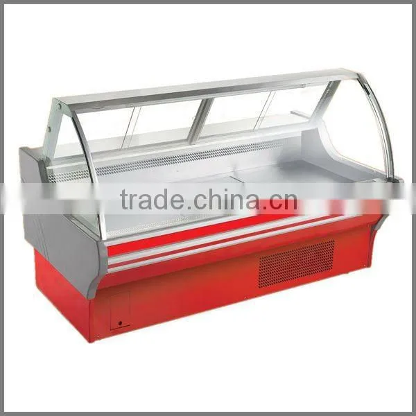 Supermarket Glass Deli Meat Showcase refrigerator
