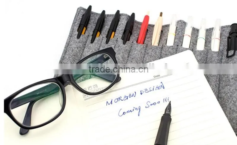 Promotions polyester felt insulin pen travel/display case