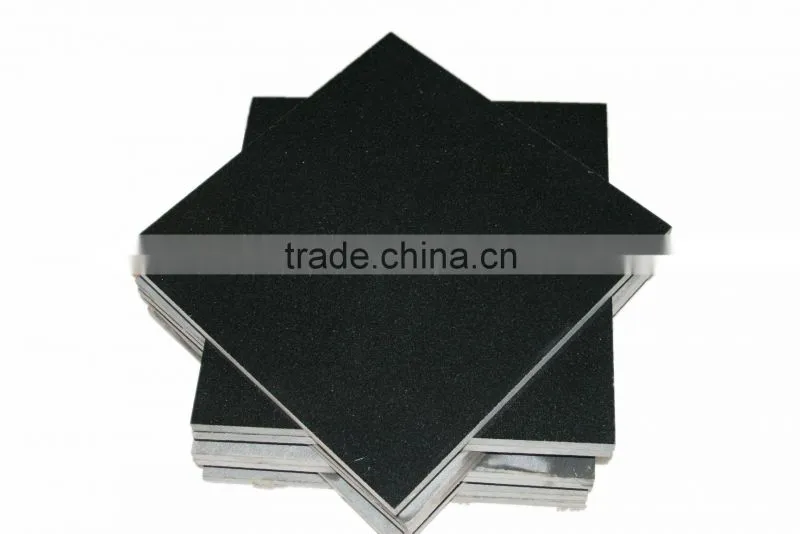 Black granite tile