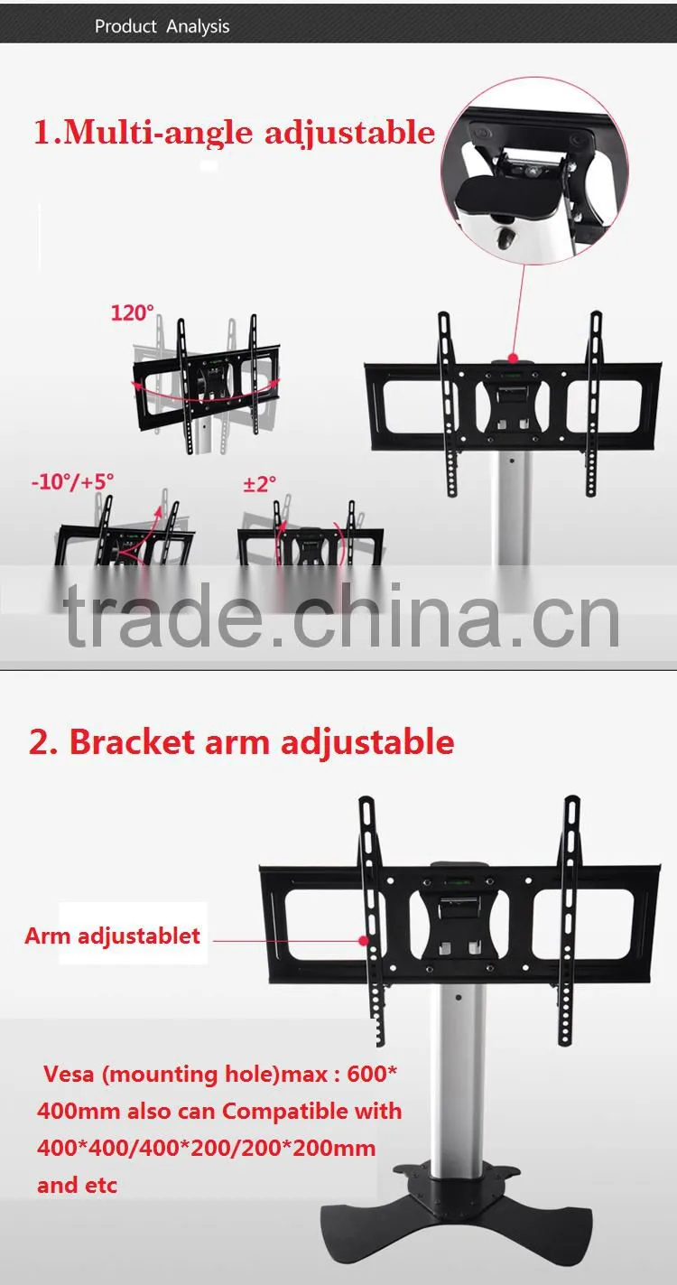 Universal LCD table mount led tv bracket