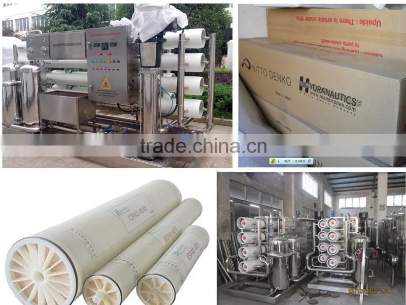 Full automatic 3000L/H stainless steel industrial RO water purification system