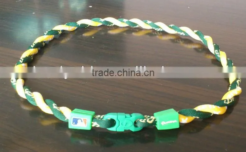 Braided Rope Necklace For Baseball,baseball necklace for women,necklace for men