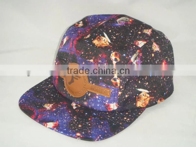 custom logo 5 panel hat
