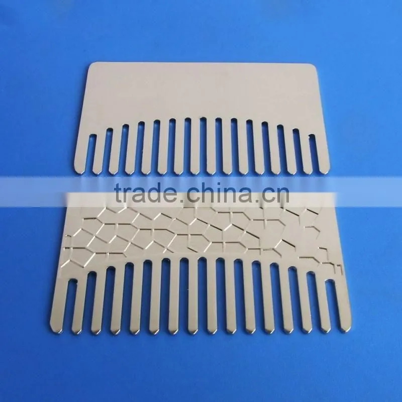 New custom rose gold credit card combs