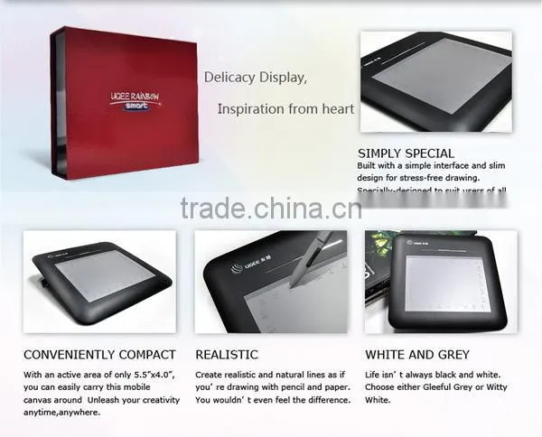 Ugee M540 Wirless Signature Pad Digital Signature Pad 5*4 Inch 1024 Pressure Sensitive 2800 LPI 133RPS