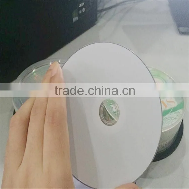 WHITE PRINTABLE 4.7GB DVD+/-R IN SHRINKWRAP PACK