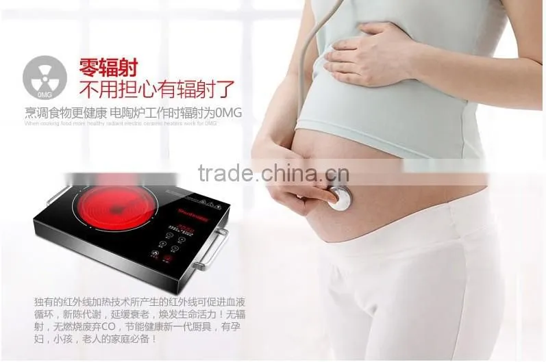 Aluminium body/handles CB,CE, stainless steel bodyceran ceramic hob handle electric infrared cooker price