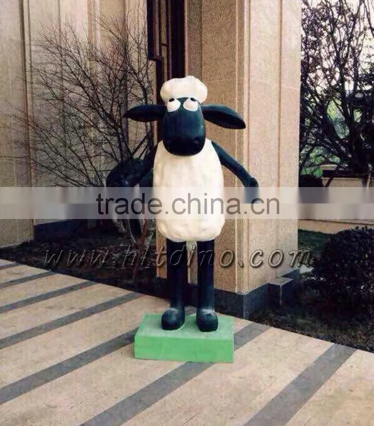 life size fiberglass sheep statue