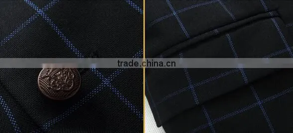 Fashion Checked Wedding Party Dresses For Men