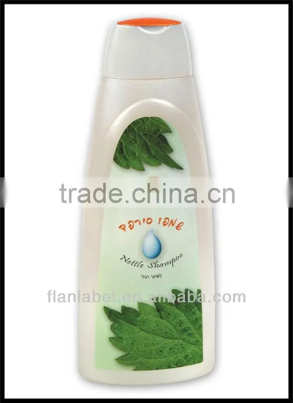 Daily shampoo bottle label,bottle label sticker with fast delivery