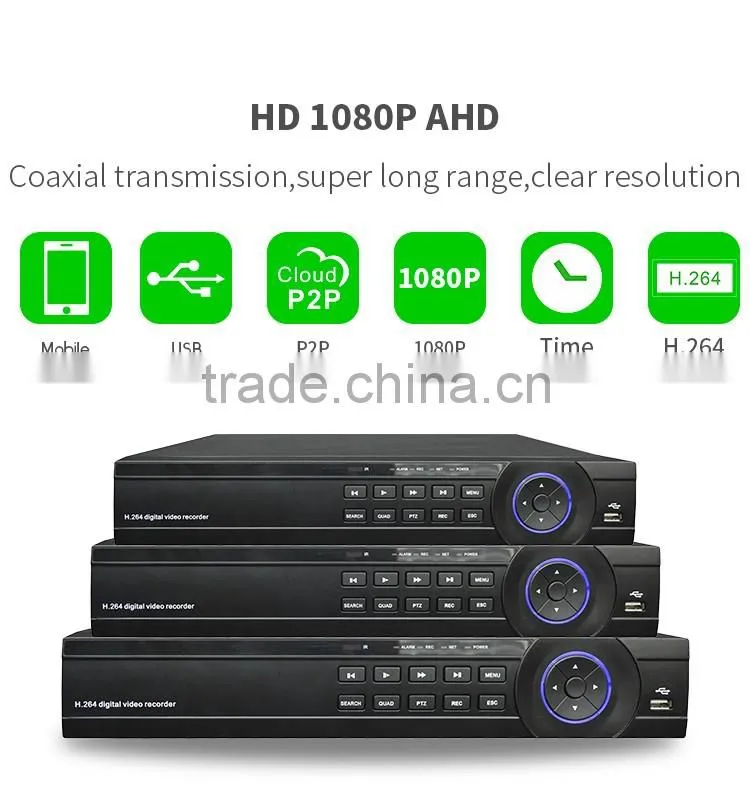 Vitevision HD DVR 16 Channel H.264 for AHD CCTV camera system standalone DVR