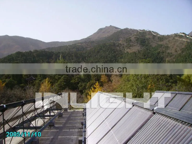 Double side evacuated tube solar collector