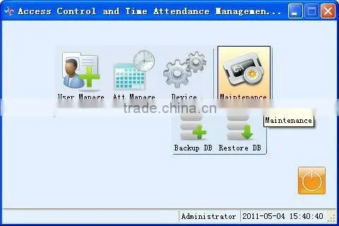 Touch Screen RF Biometric Time Attendance