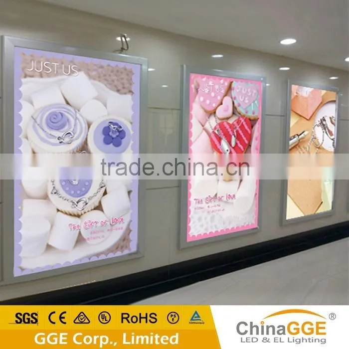 wall mounted frame LED slim light box light frame board led panel surface