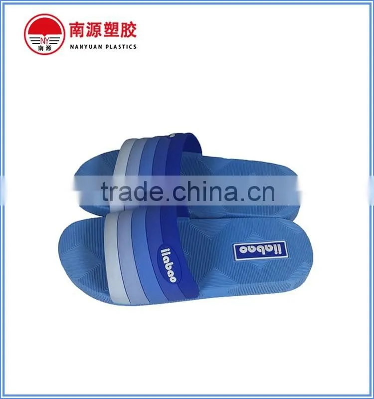 PVC rainbow strap fashion slipper for lady