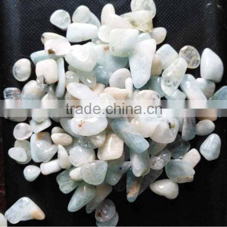 Bulk Wholesale High Polished Aquamarine Tumbled Stone