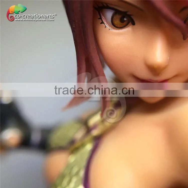 Resin anime girl statue for sale