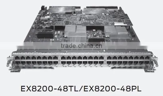 JUNIPER EX8200-48TL EX8200-48PL 48-port PoE+ 10/100/1000BASE-T RJ-45 20 Gbps line card for EX8208 EX8216
