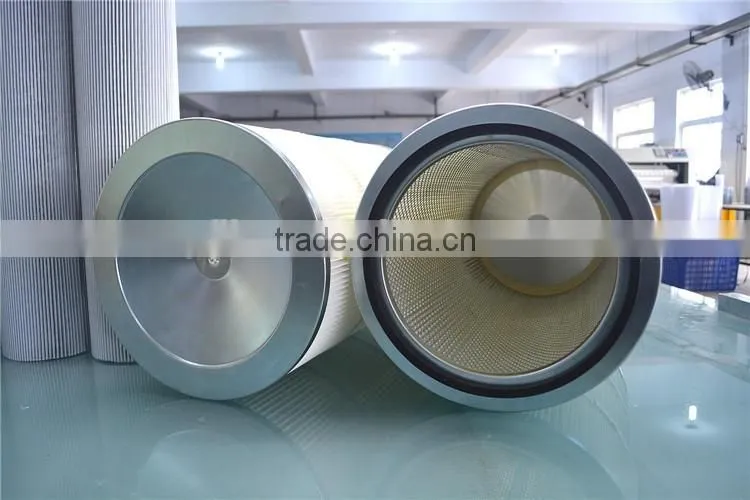 Dust collect air filter cartridge