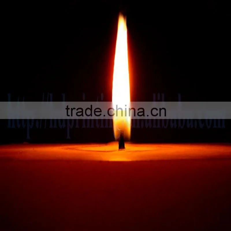 colourful LED candle canvas wall art with led light