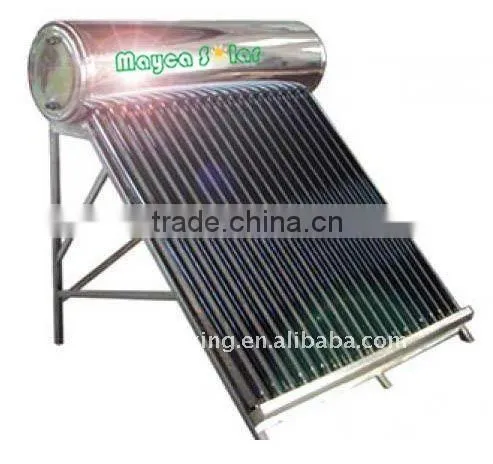 best design non-pressure solar water heater with vacuum tube