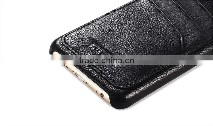 Credit Card Slots Leather Back Cover Case For Iphone6