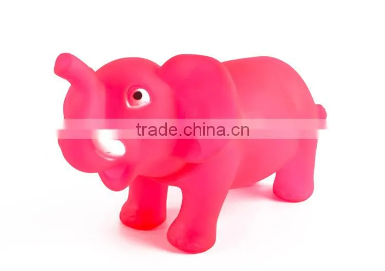 Most hot selling vinyl toy elephant rubber toy for baby