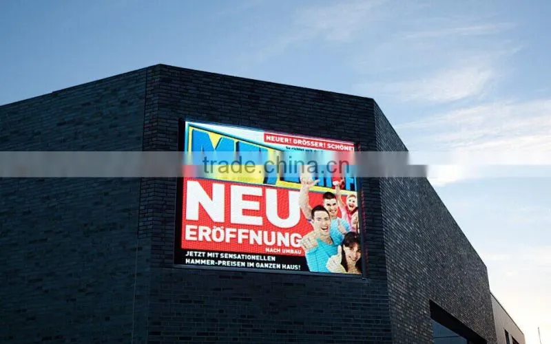 high brightness full color outdoor led commercial sign waterproof ip65(alibaba assessment supplier)