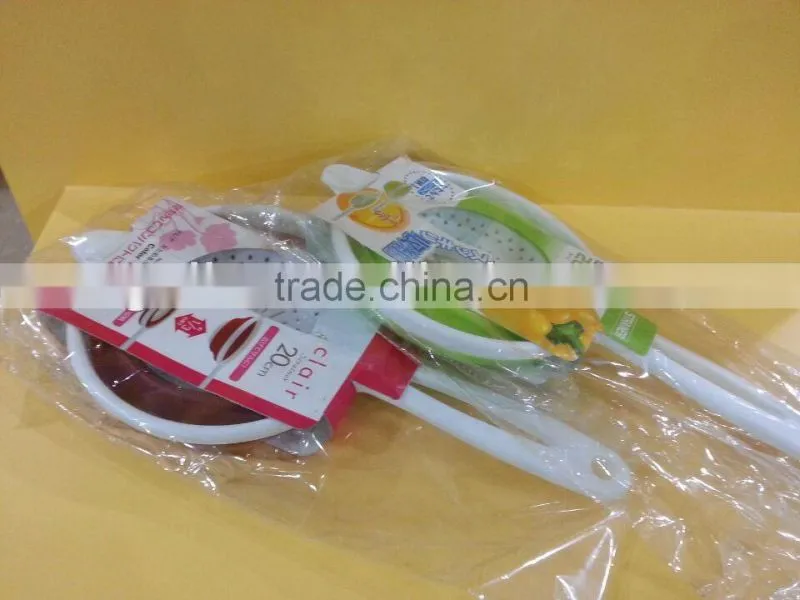1.4L TPE foldable plastic colander with handle GL9127
