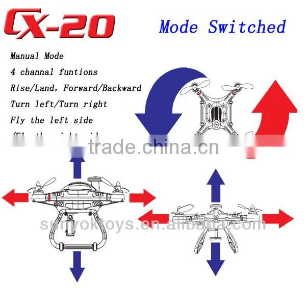 CX20 RC Quadcopter with GPS Altidude Hold System (VS DJI Phantom ), cx-20 auto pathfinder with gps