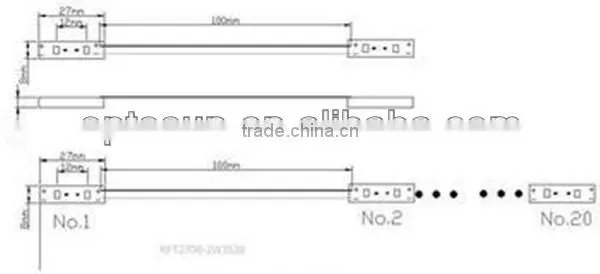 bright rgb smd 3chips mcpcb led module
