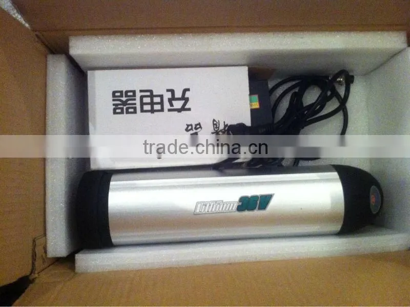 bottle type ebike battery 36V 10Ah for electric bicycle