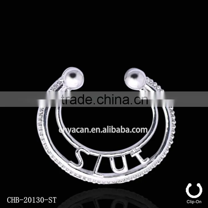 Factory Prices Unique Designs Brass Indian Jewelry Nose Ring
