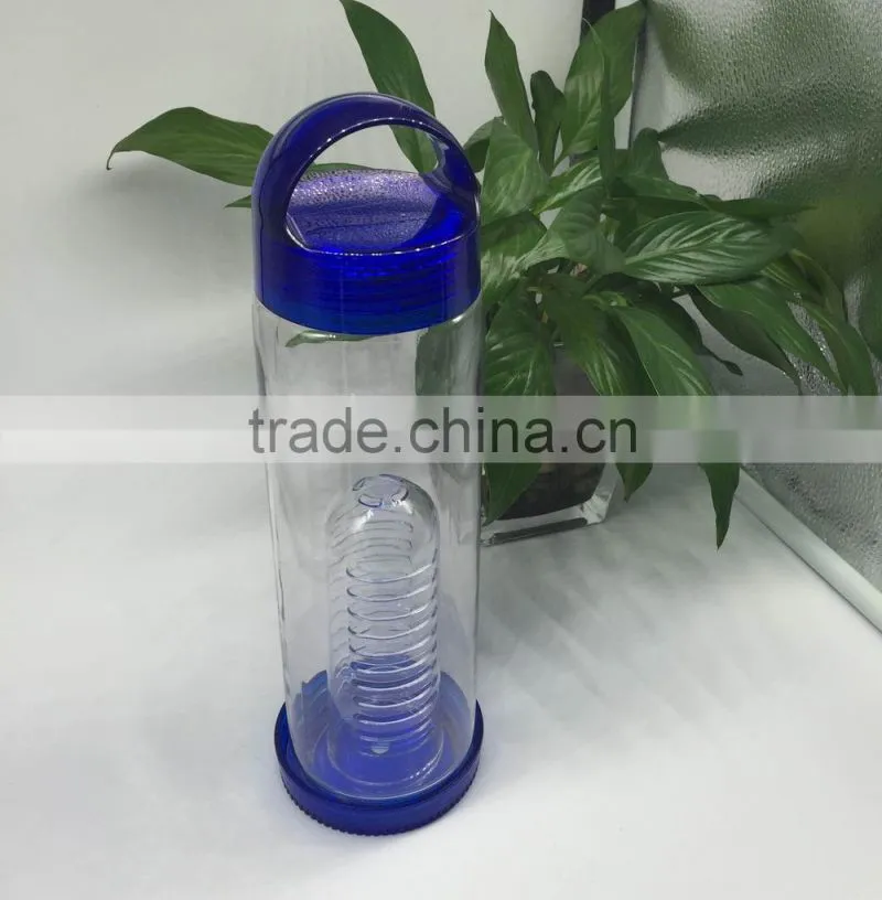 2015 wholesale portable plastic water bottle sports bottle
